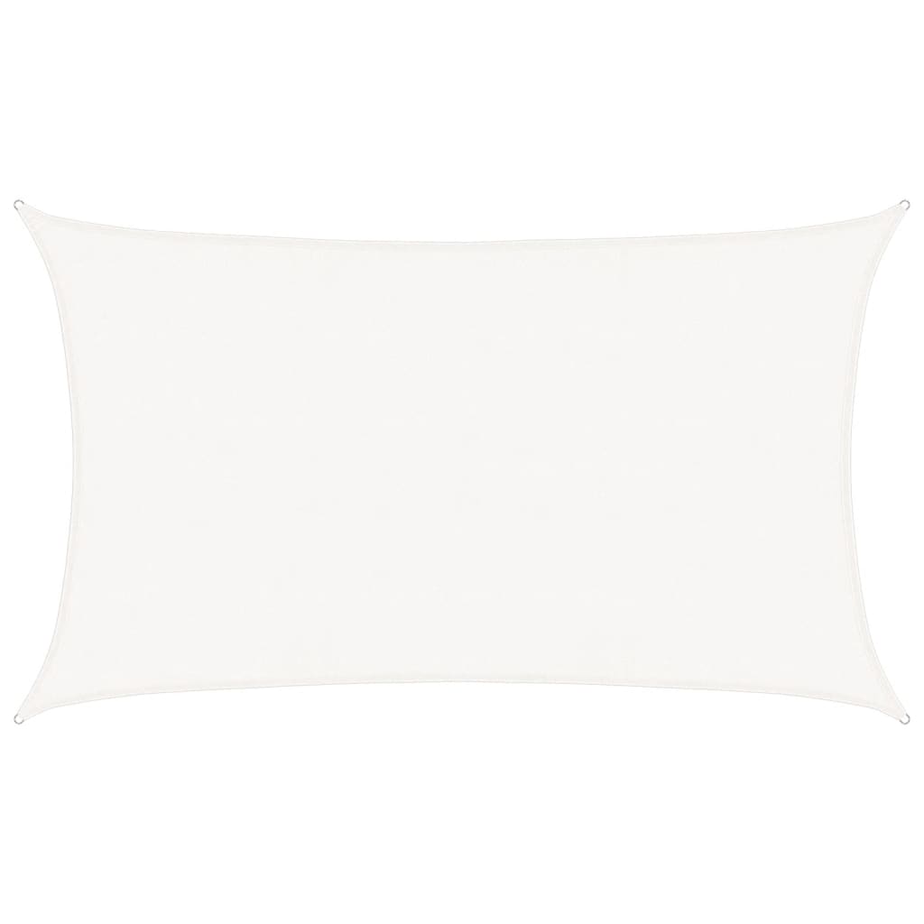 vidaXL Żagiel przeciwsłoneczny, 160 g/m², biały, 5x8 m, HDPE