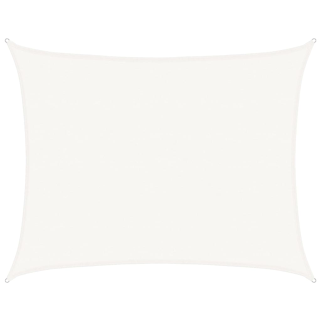 vidaXL Żagiel przeciwsłoneczny, 160 g/m², biały, 6x8 m, HDPE