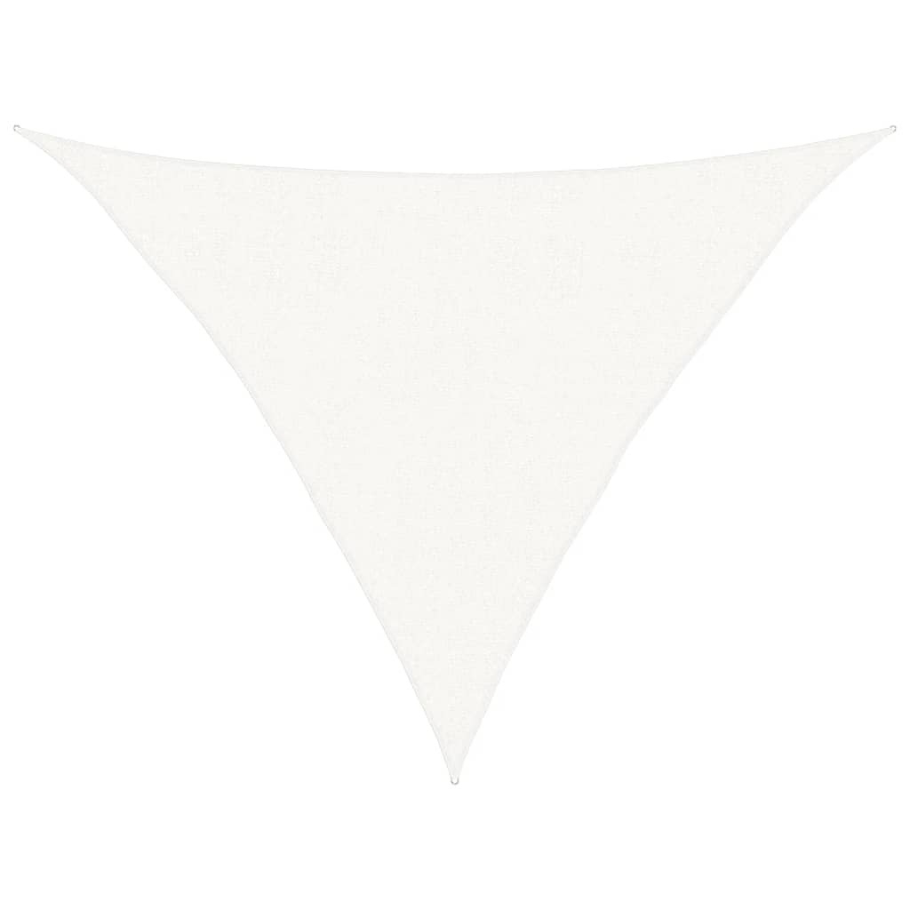 vidaXL Żagiel przeciwsłoneczny, 160 g/m², biały, 2,5x2,5x3,5 m, HDPE
