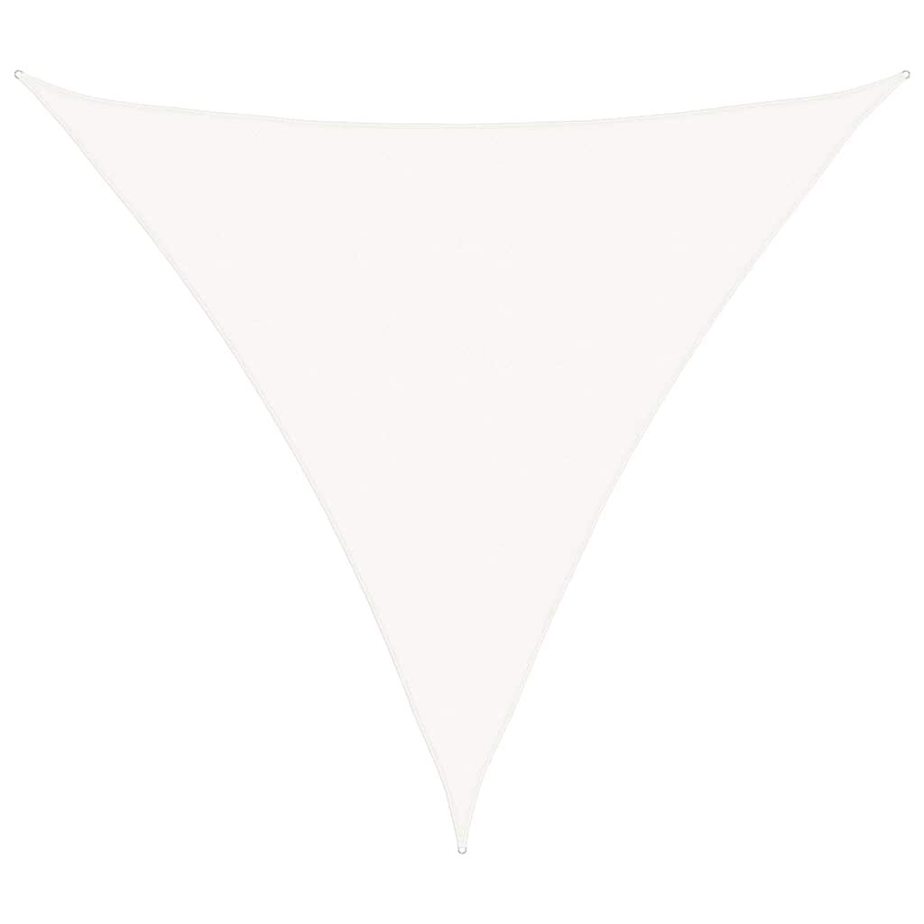 vidaXL Żagiel przeciwsłoneczny, 160 g/m², biały, 6x6x6 m, HDPE