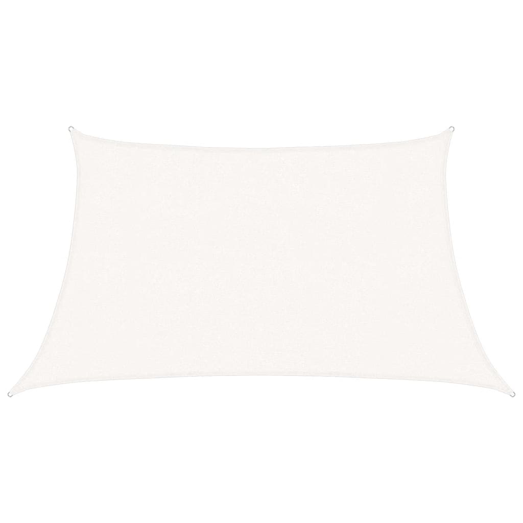 vidaXL Żagiel przeciwsłoneczny, 160 g/m², biały, 3/4x2 m, HDPE