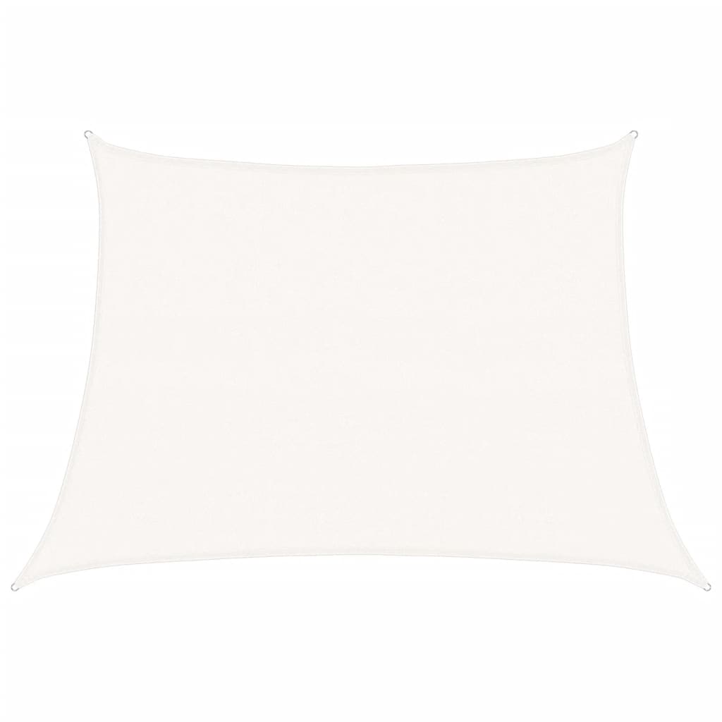 vidaXL Żagiel przeciwsłoneczny, 160 g/m², biały, 4/5x3 m, HDPE