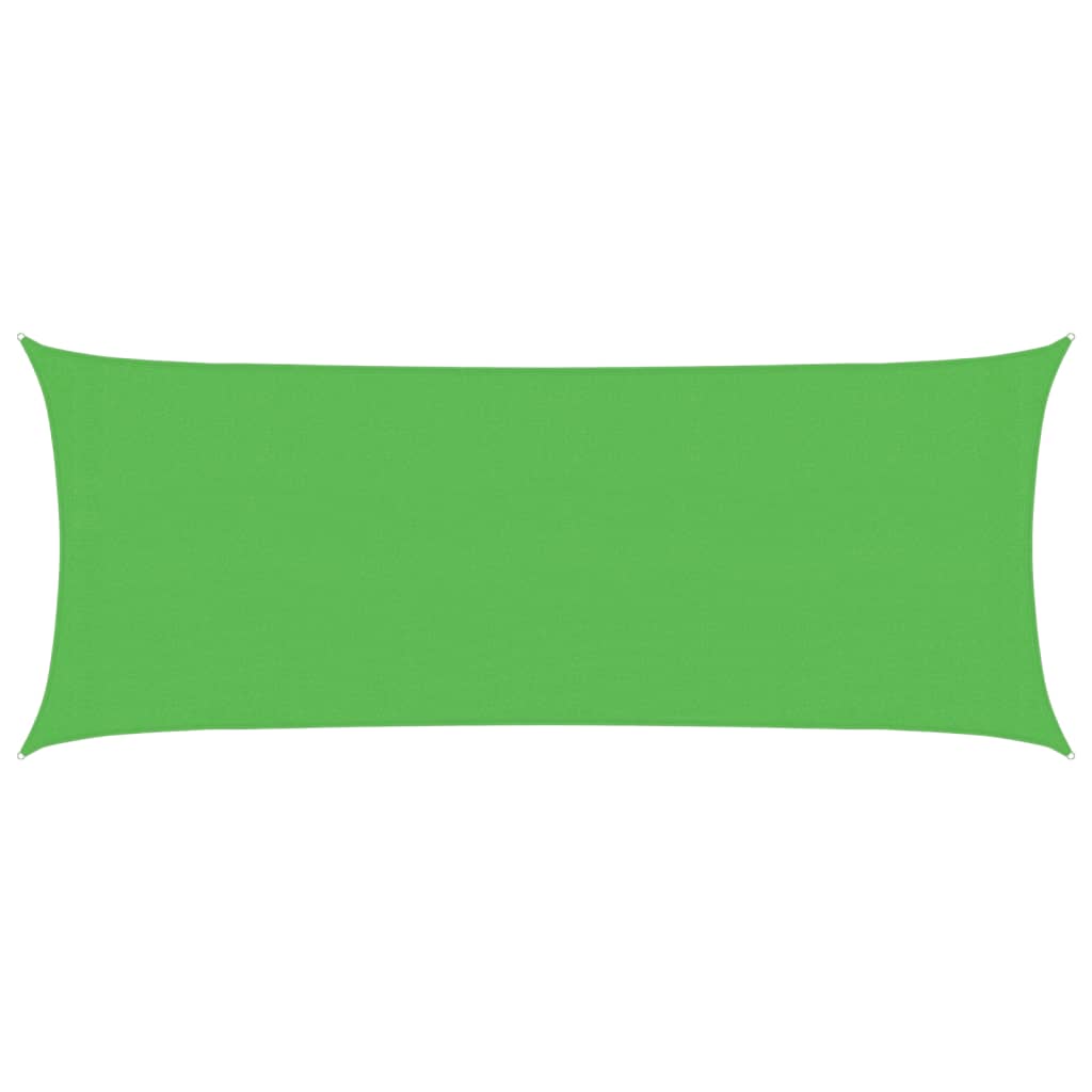 vidaXL Żagiel przeciwsłoneczny, 160 g/m², jasnozielony, 2x4,5 m, HDPE