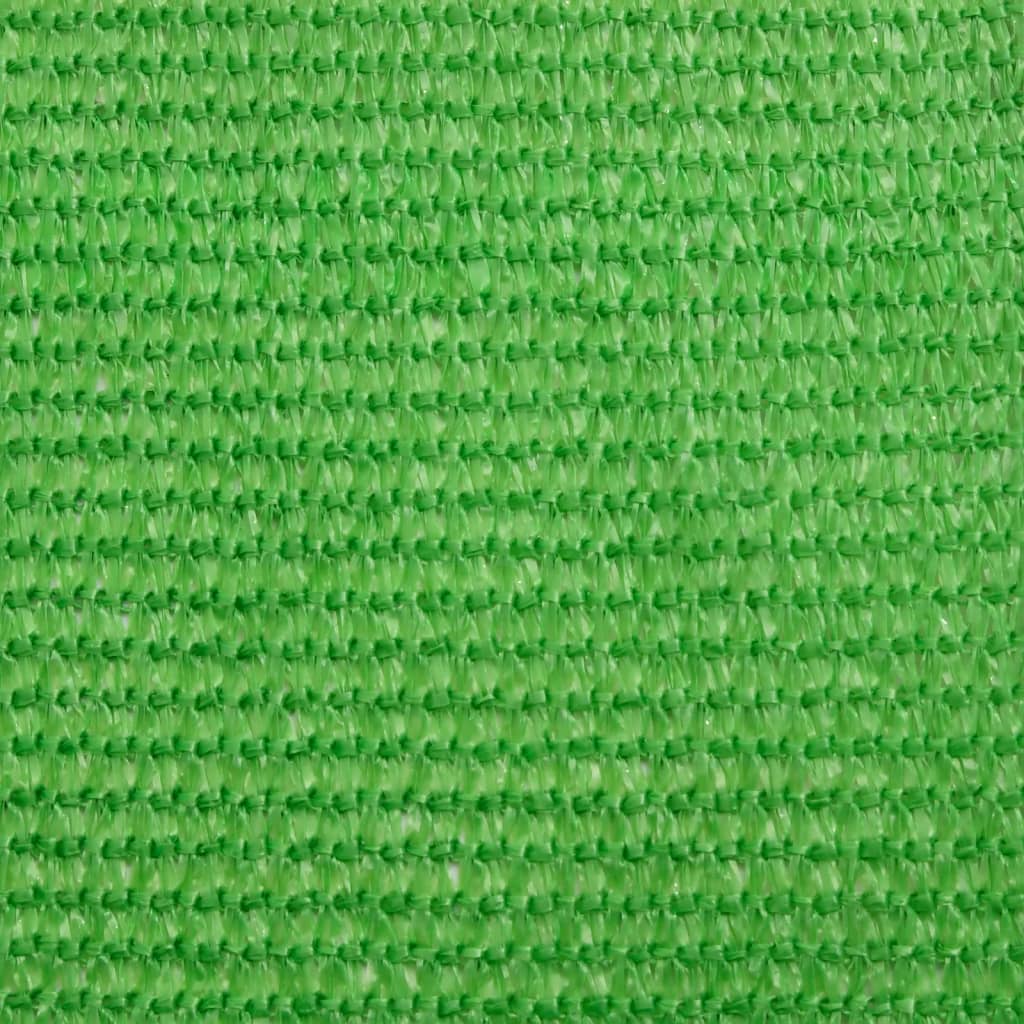 vidaXL Żagiel przeciwsłoneczny, 160 g/m², jasnozielony, 2x5 m, HDPE