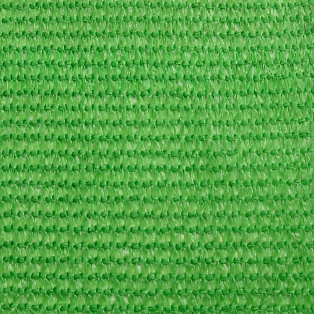 vidaXL Żagiel przeciwsłoneczny, 160 g/m², jasnozielony, 2,5x3 m, HDPE