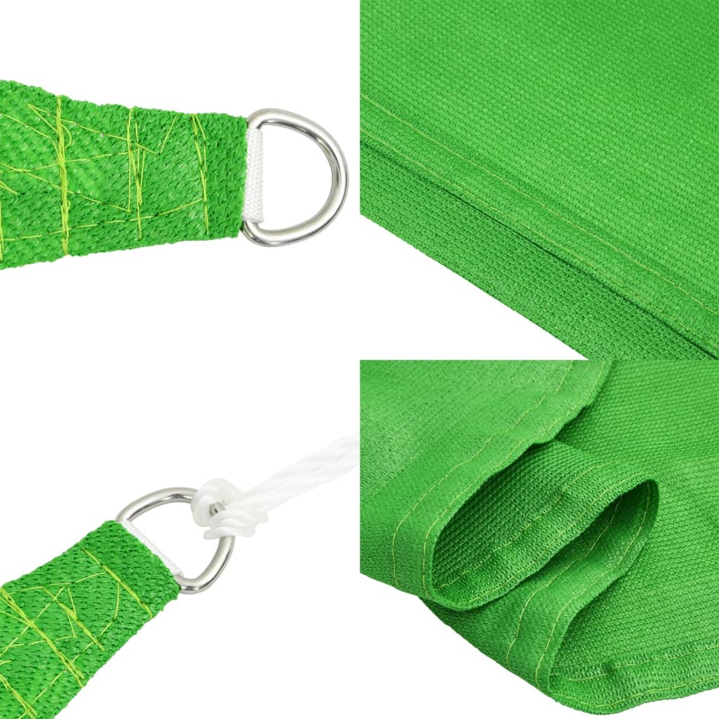 vidaXL Żagiel przeciwsłoneczny, 160 g/m², jasnozielony, 2,5x4 m, HDPE