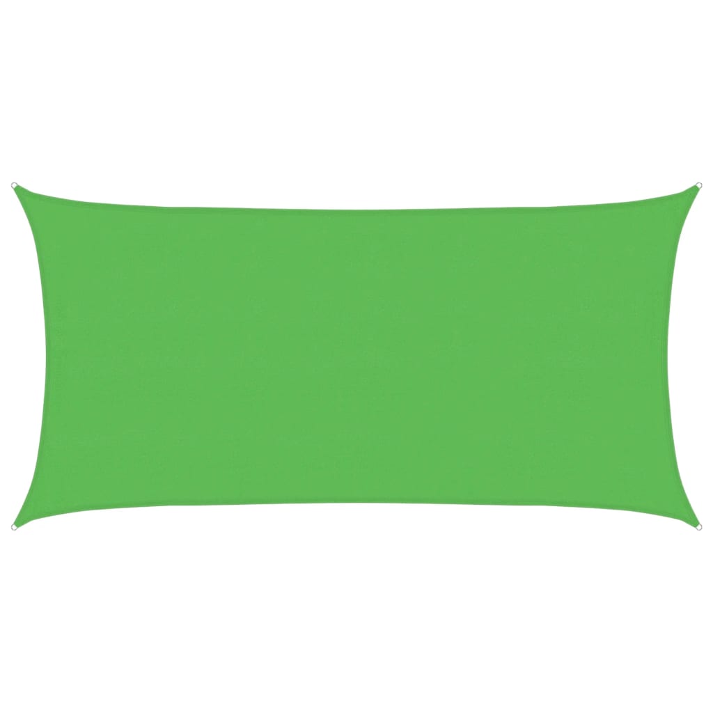 vidaXL Żagiel przeciwsłoneczny, 160 g/m², jasnozielony, 4x7 m, HDPE