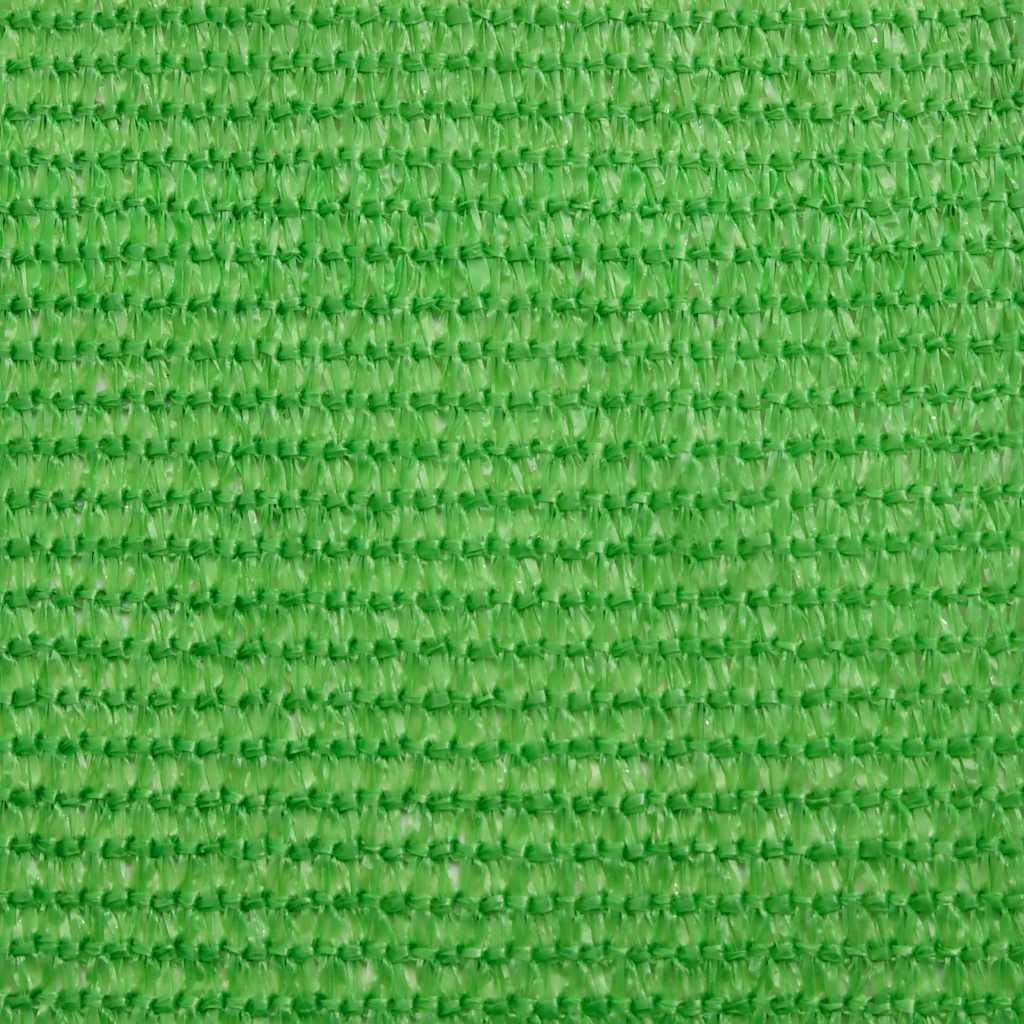 vidaXL Żagiel przeciwsłoneczny, 160 g/m², jasnozielony, 6x7 m, HDPE