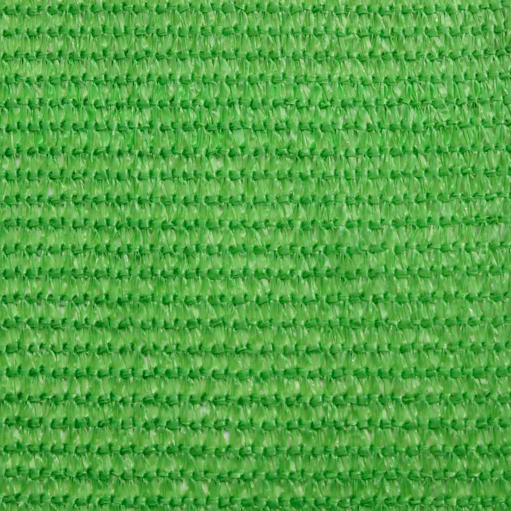 vidaXL Żagiel przeciwsłoneczny, 160 g/m², jasnozielony, 4x5x5 m, HDPE