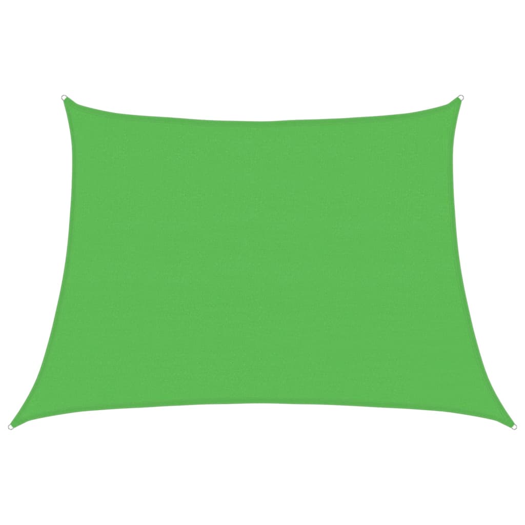 vidaXL Żagiel przeciwsłoneczny, 160 g/m², jasnozielony, 4/5x3 m, HDPE