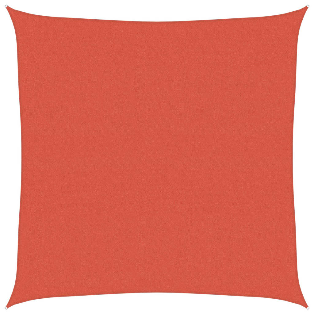vidaXL Żagiel przeciwsłoneczny, 160 g/m², terakotowy, 4x4 m, HDPE