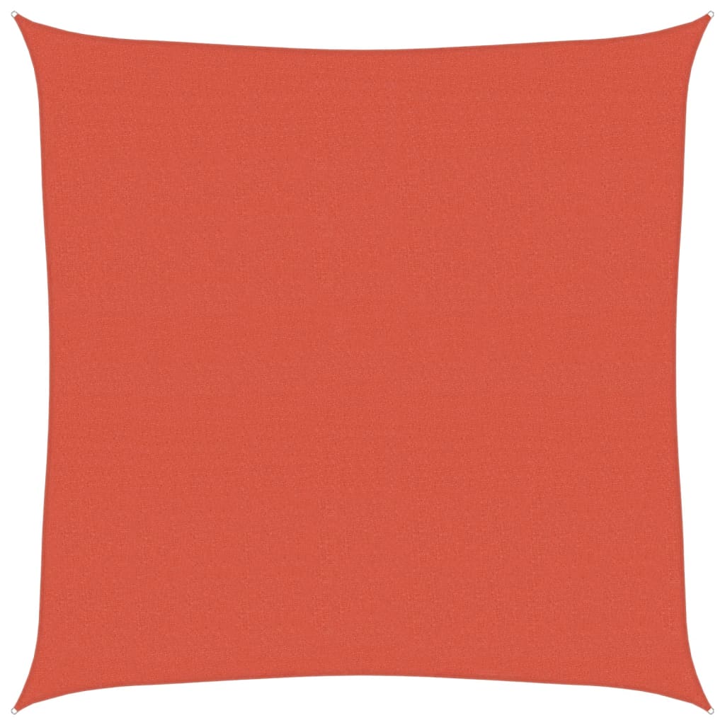 vidaXL Żagiel przeciwsłoneczny, 160 g/m², terakotowy, 4,5x4,5 m, HDPE