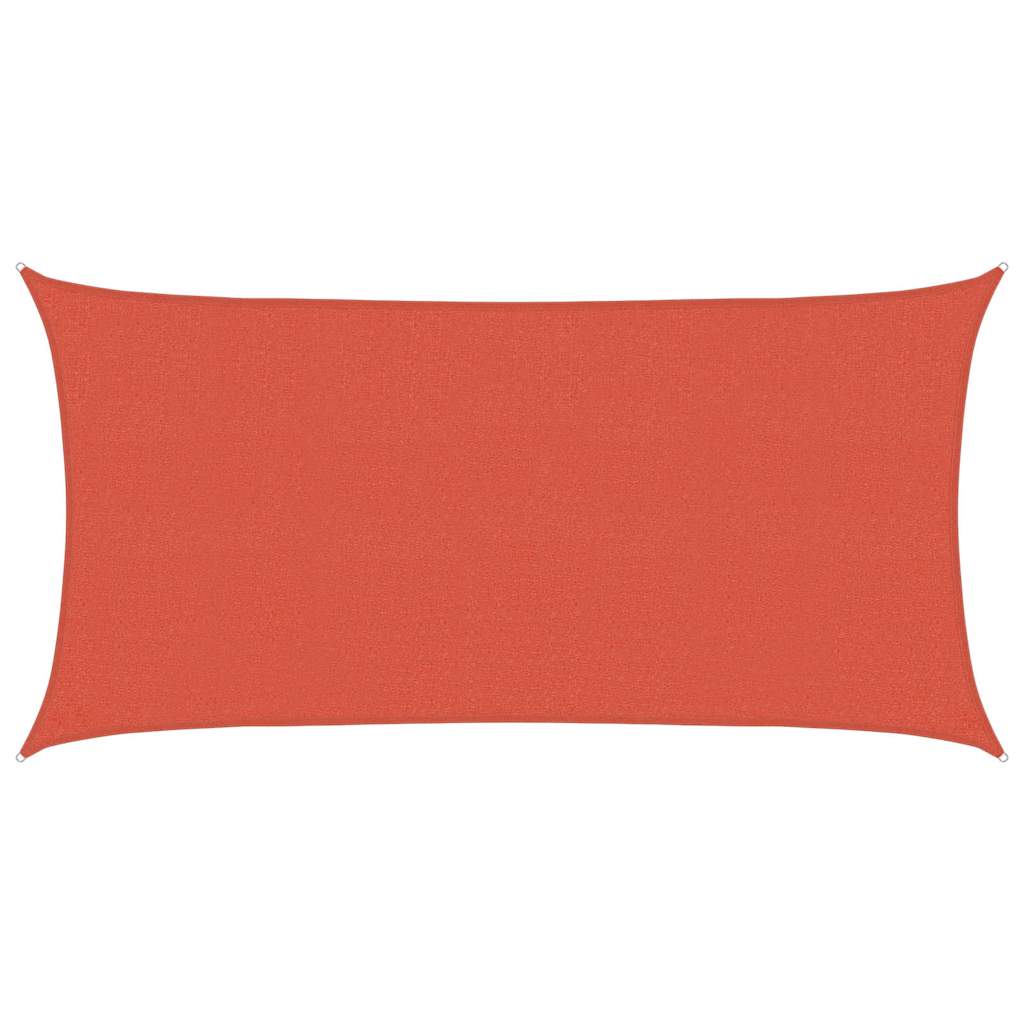 vidaXL Żagiel przeciwsłoneczny, 160 g/m², terakotowy, 2x4 m, HDPE
