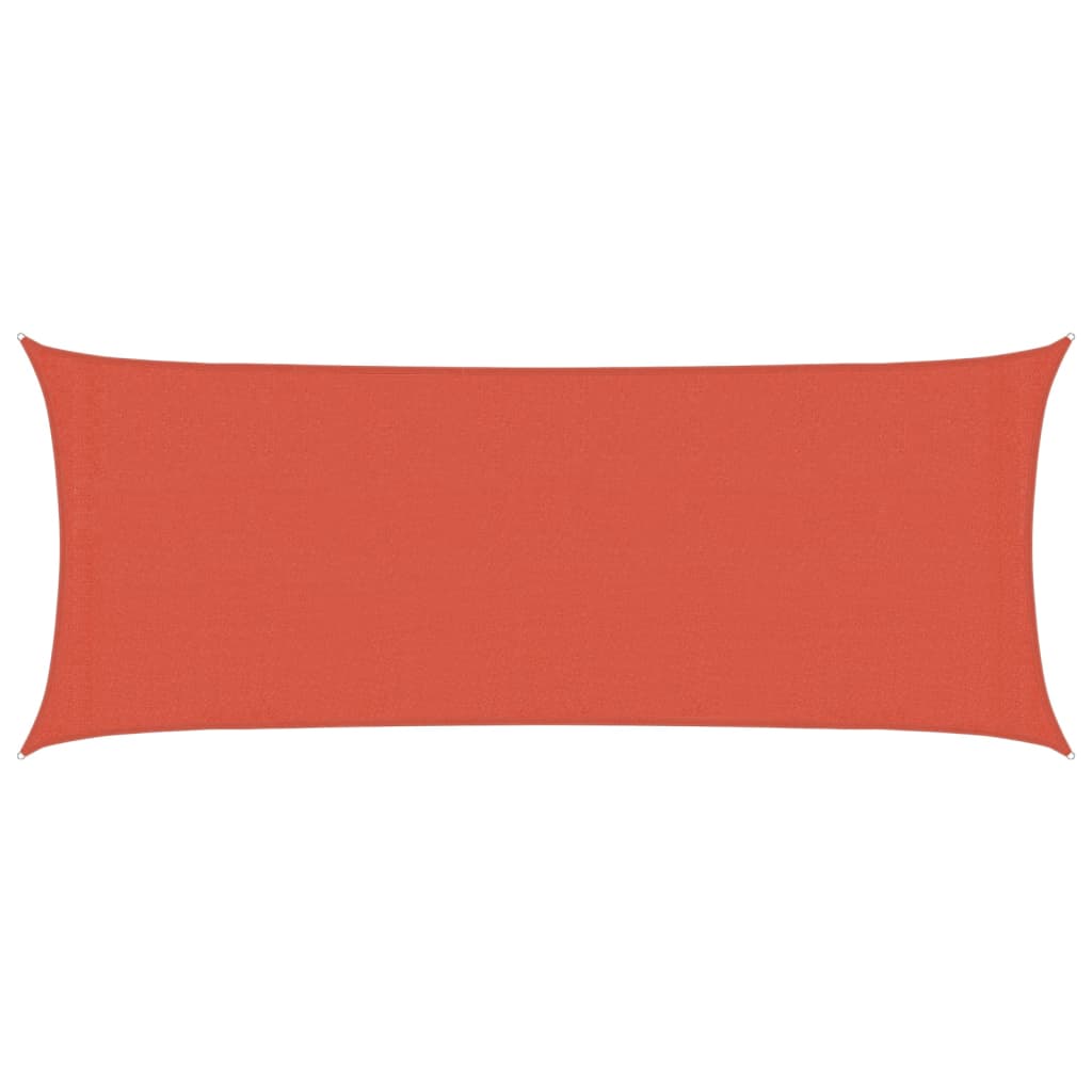 vidaXL Żagiel przeciwsłoneczny, 160 g/m², terakotowy, 2x4,5 m, HDPE