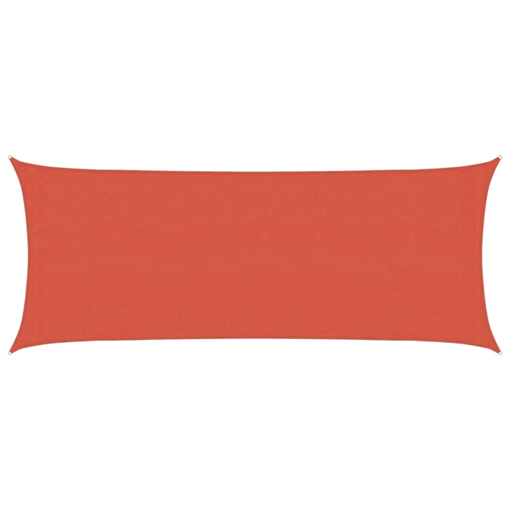 vidaXL Żagiel przeciwsłoneczny, 160 g/m², terakotowy, 2x5 m, HDPE