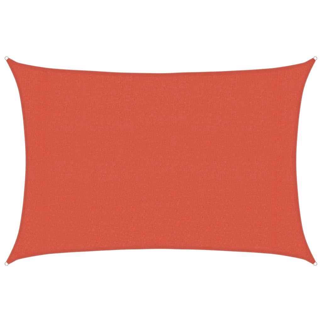 vidaXL Żagiel przeciwsłoneczny, 160 g/m², terakotowy, 3x4 m, HDPE