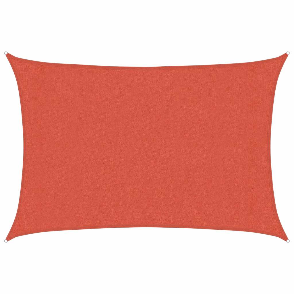 vidaXL Żagiel przeciwsłoneczny, 160 g/m², terakotowy, 3x4,5 m, HDPE