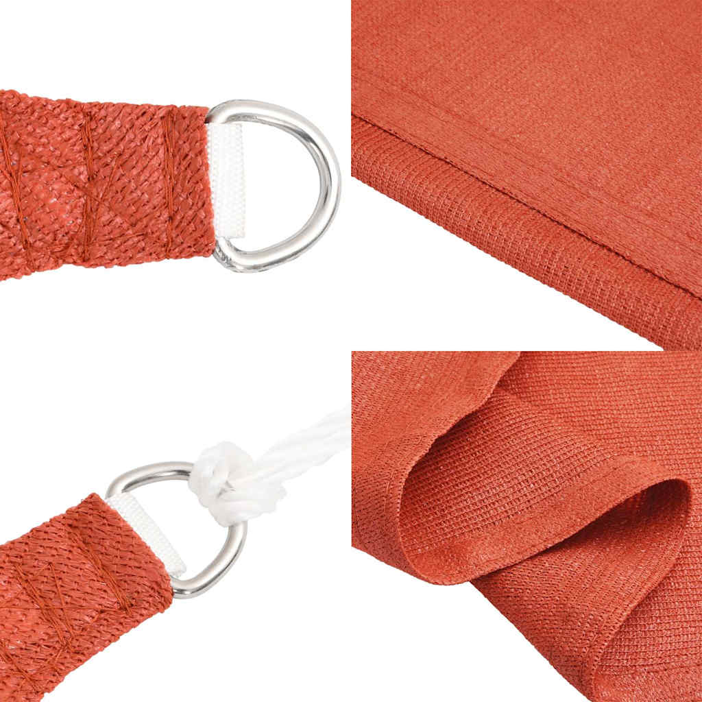 vidaXL Żagiel przeciwsłoneczny, 160 g/m², terakotowy, 3x4,5 m, HDPE