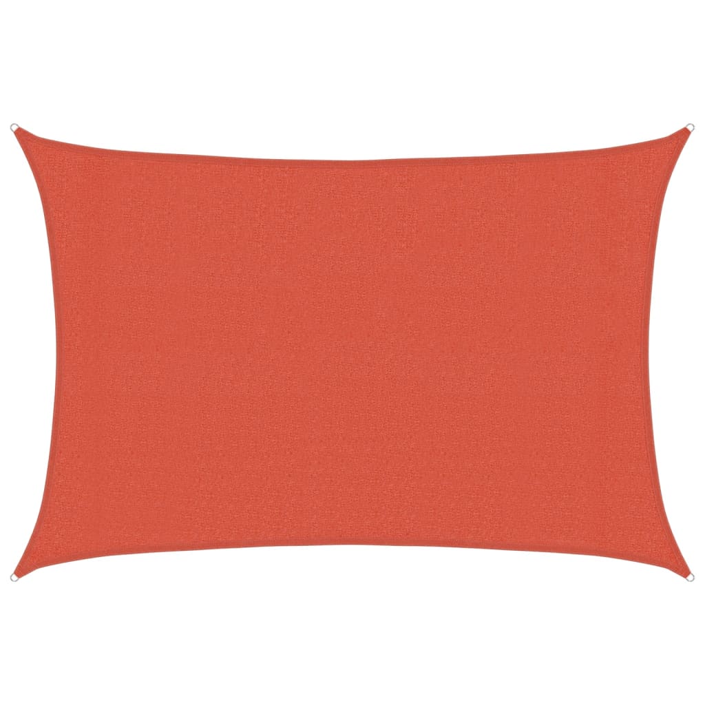 vidaXL Żagiel przeciwsłoneczny, 160 g/m², terakotowy, 3x5 m, HDPE