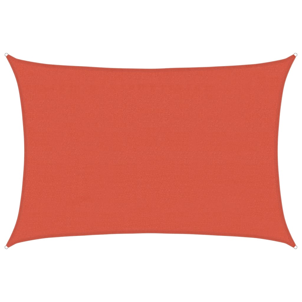 vidaXL Żagiel przeciwsłoneczny, 160 g/m², terakotowy, 4x5 m, HDPE