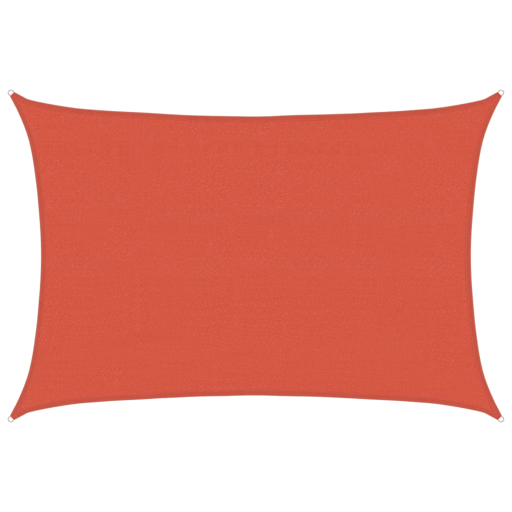 vidaXL Żagiel przeciwsłoneczny, 160 g/m², terakotowy, 4x6 m, HDPE