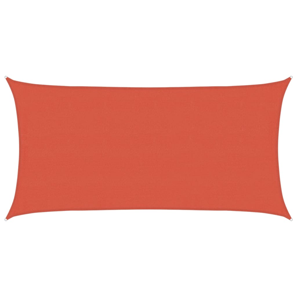 vidaXL Żagiel przeciwsłoneczny, 160 g/m², terakotowy, 4x7 m, HDPE