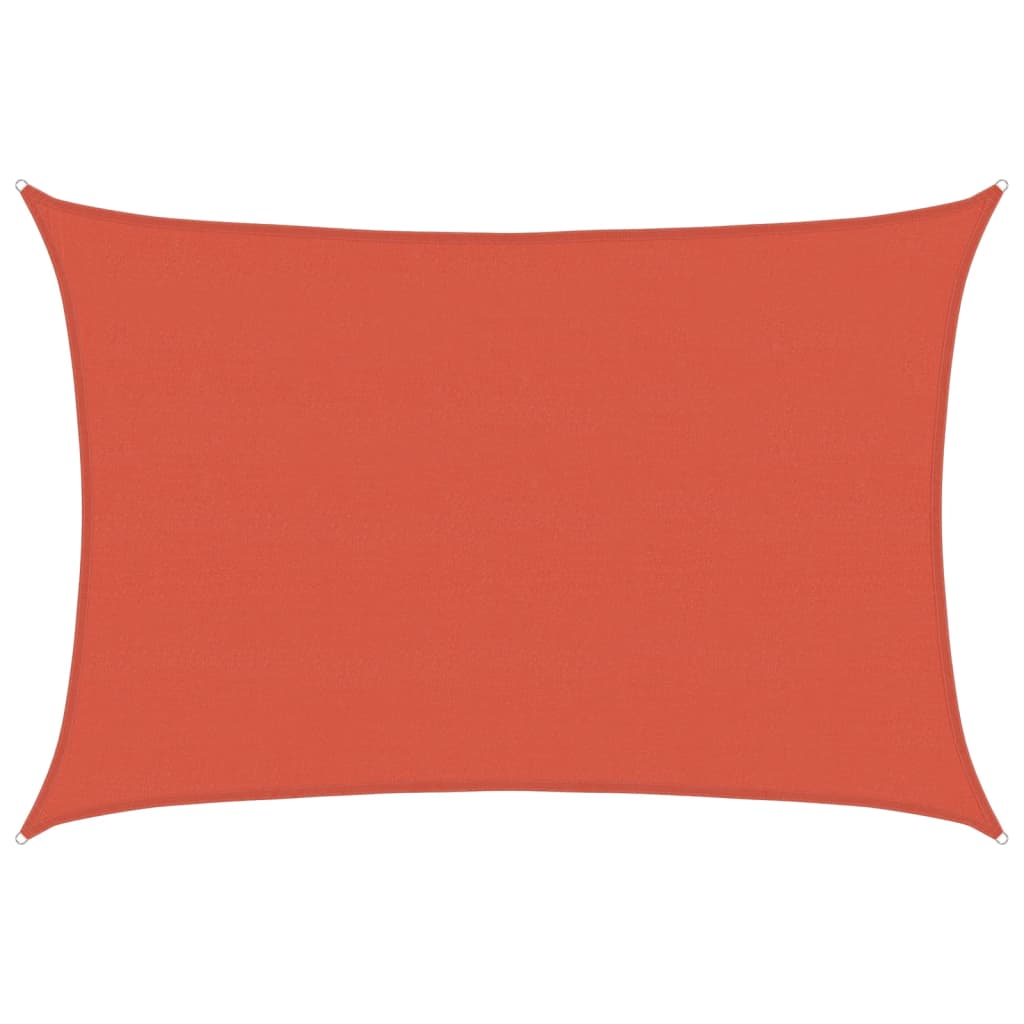 vidaXL Żagiel przeciwsłoneczny, 160 g/m², terakotowy, 5x7 m, HDPE