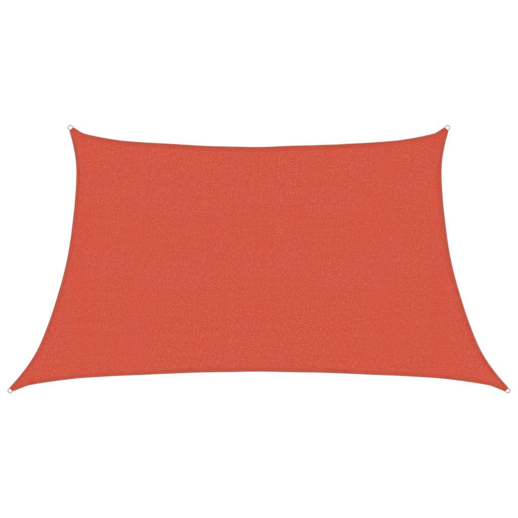 vidaXL Żagiel przeciwsłoneczny, 160 g/m², terakotowy, 3/4x2 m, HDPE