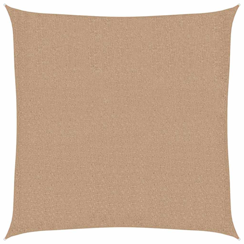 vidaXL Żagiel przeciwsłoneczny, 160 g/m², taupe, 2x2 m, HDPE