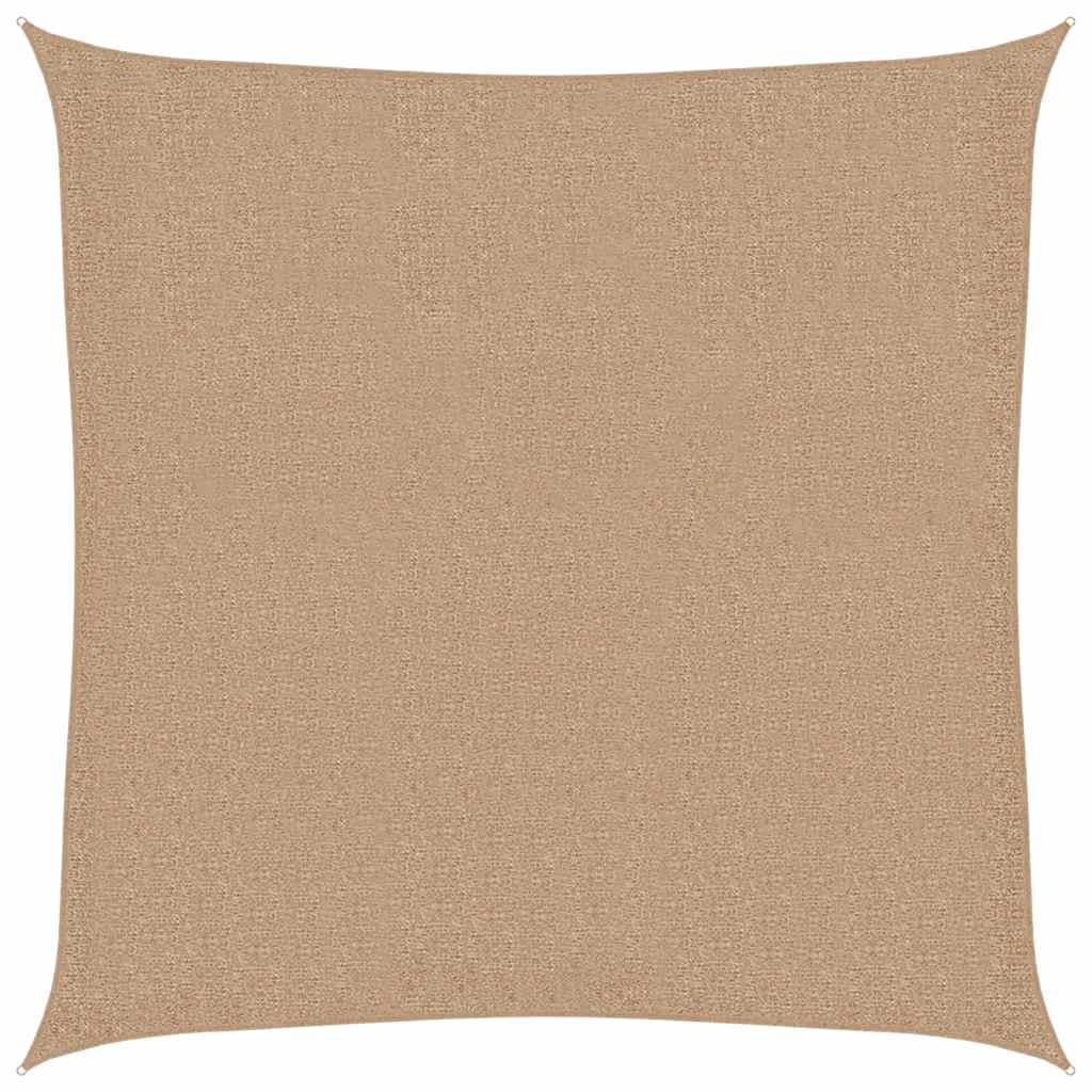 vidaXL Żagiel przeciwsłoneczny, 160 g/m², taupe, 3,6x3,6 m, HDPE
