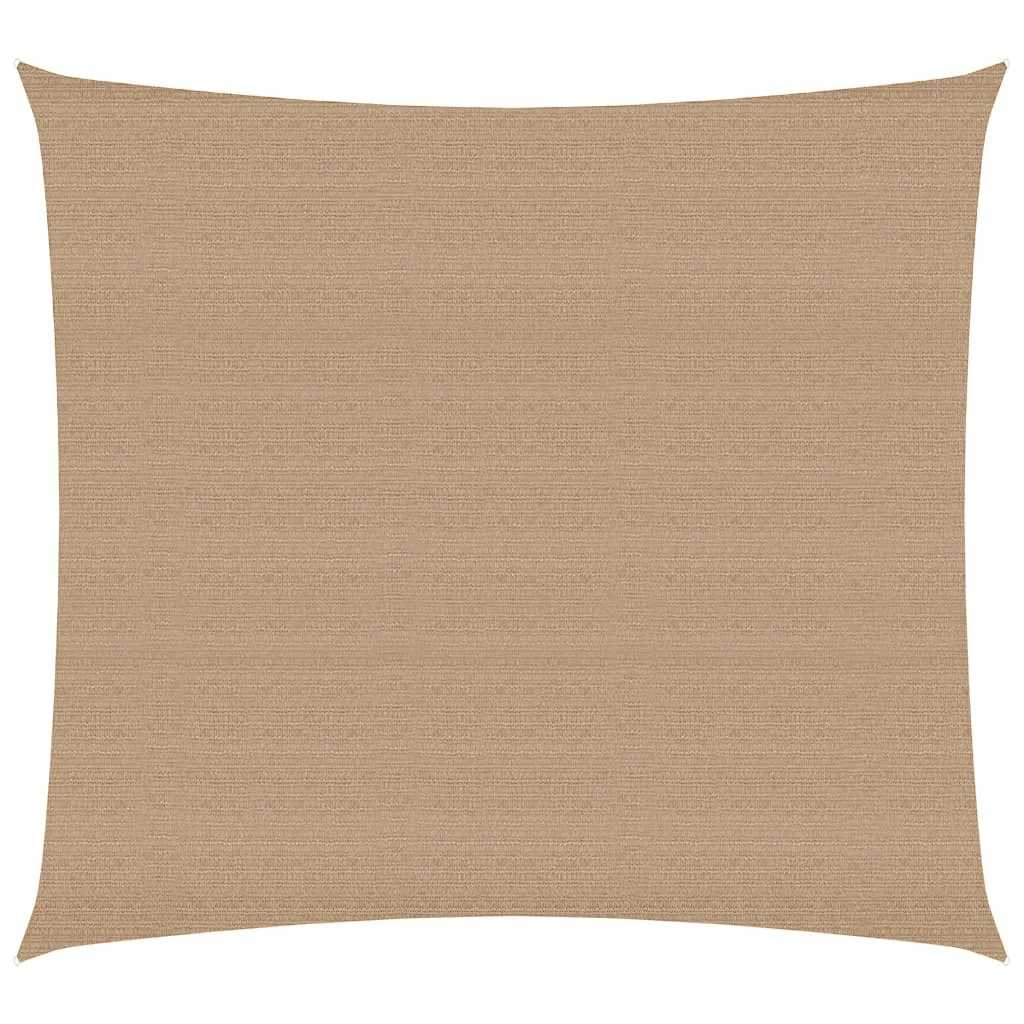 vidaXL Żagiel przeciwsłoneczny, 160 g/m², kolor taupe, 4x4 m, HDPE