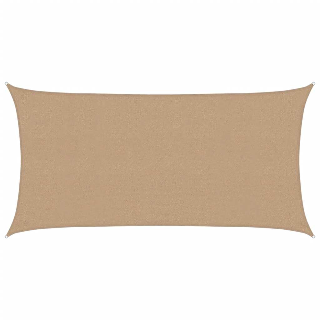 vidaXL Żagiel przeciwsłoneczny, 160 g/m², taupe, 2x4 m, HDPE