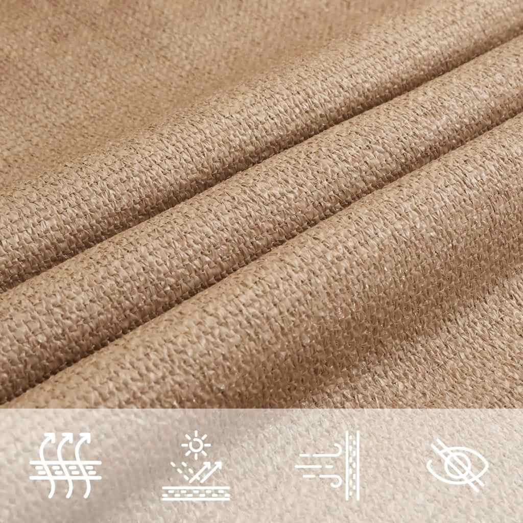 vidaXL Żagiel przeciwsłoneczny, 160 g/m², taupe, 2,5x3,5 m, HDPE