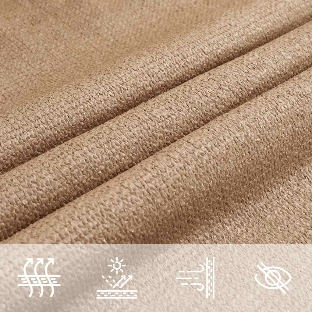 vidaXL Żagiel przeciwsłoneczny, 160 g/m², kolor taupe, 2,5x4 m, HDPE