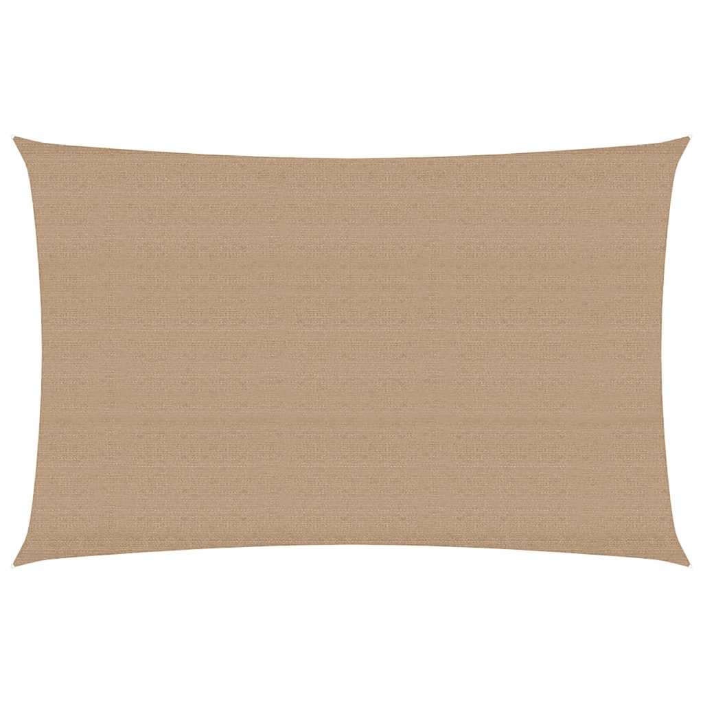 vidaXL Żagiel przeciwsłoneczny, 160 g/m², kolor taupe, 3x5 m, HDPE