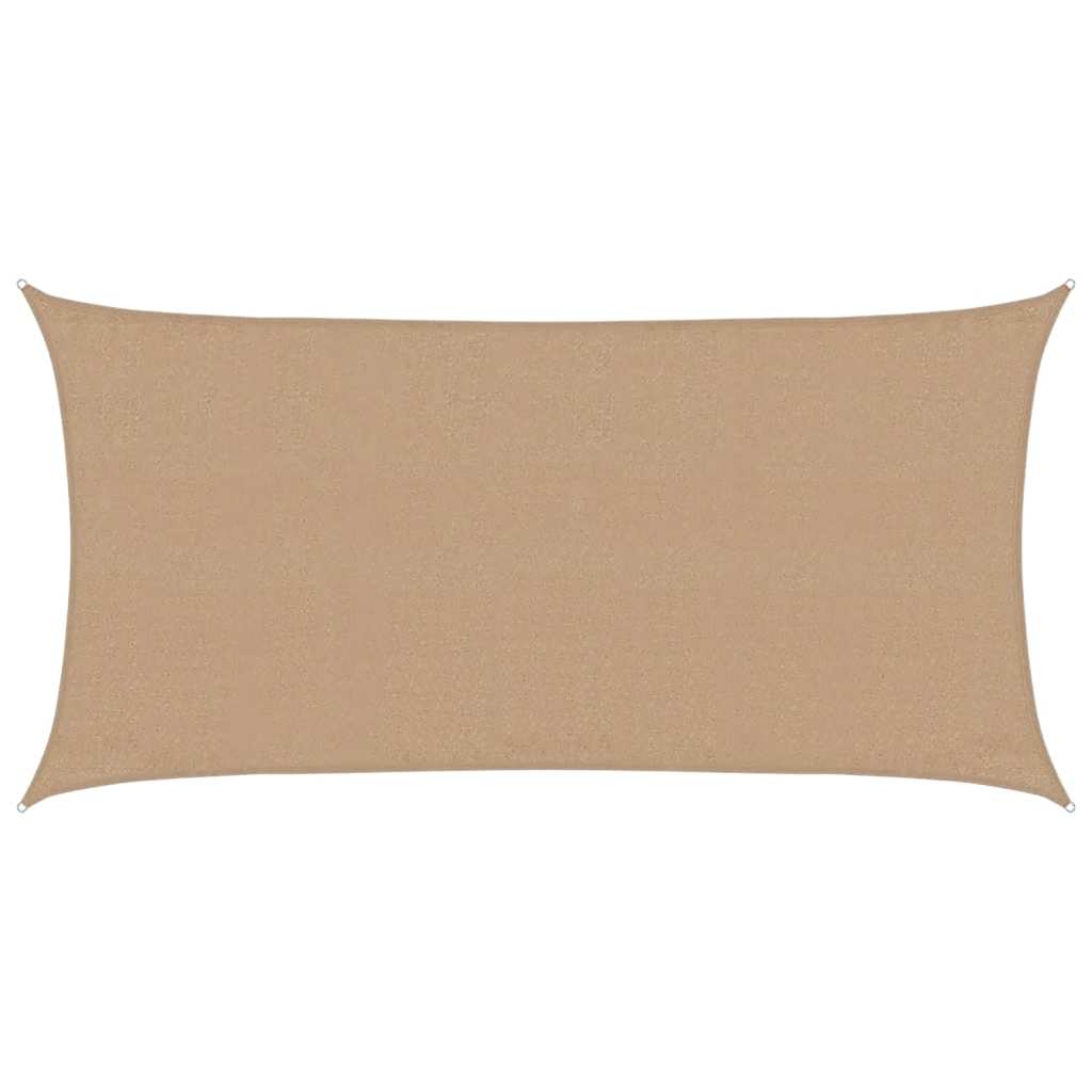 vidaXL Żagiel przeciwsłoneczny, 160 g/m², kolor taupe, 3x6 m, HDPE