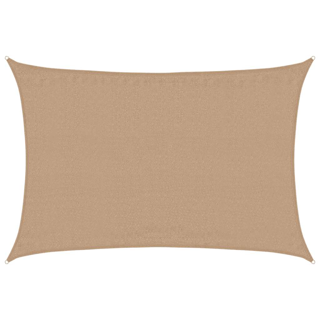 vidaXL Żagiel przeciwsłoneczny, 160 g/m², kolor taupe, 4x5 m, HDPE