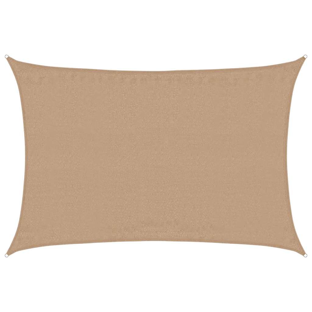 vidaXL Żagiel przeciwsłoneczny, 160 g/m², kolor taupe, 4x6 m, HDPE