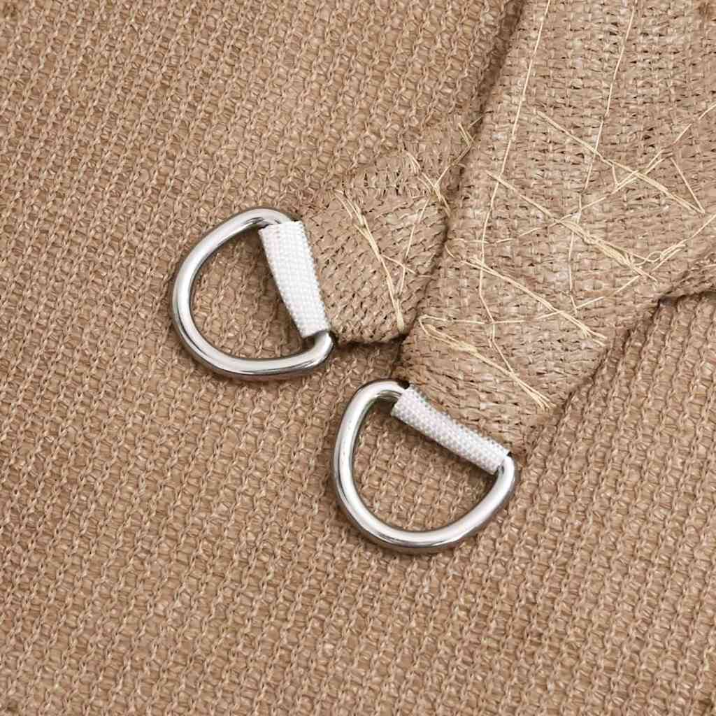 vidaXL Żagiel przeciwsłoneczny, 160 g/m², kolor taupe, 4x6 m, HDPE