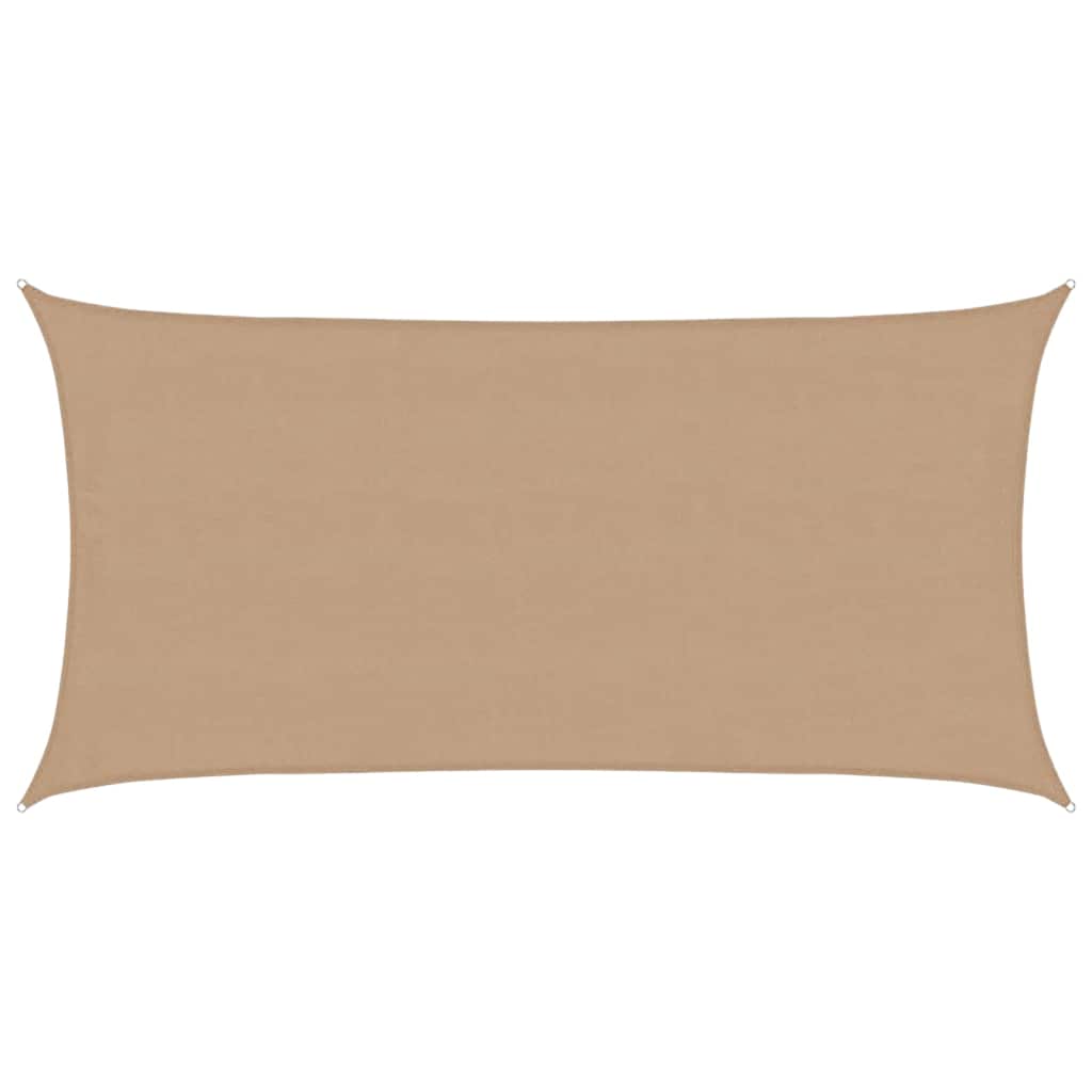 vidaXL Żagiel przeciwsłoneczny, 160 g/m², kolor taupe, 4x7 m, HDPE
