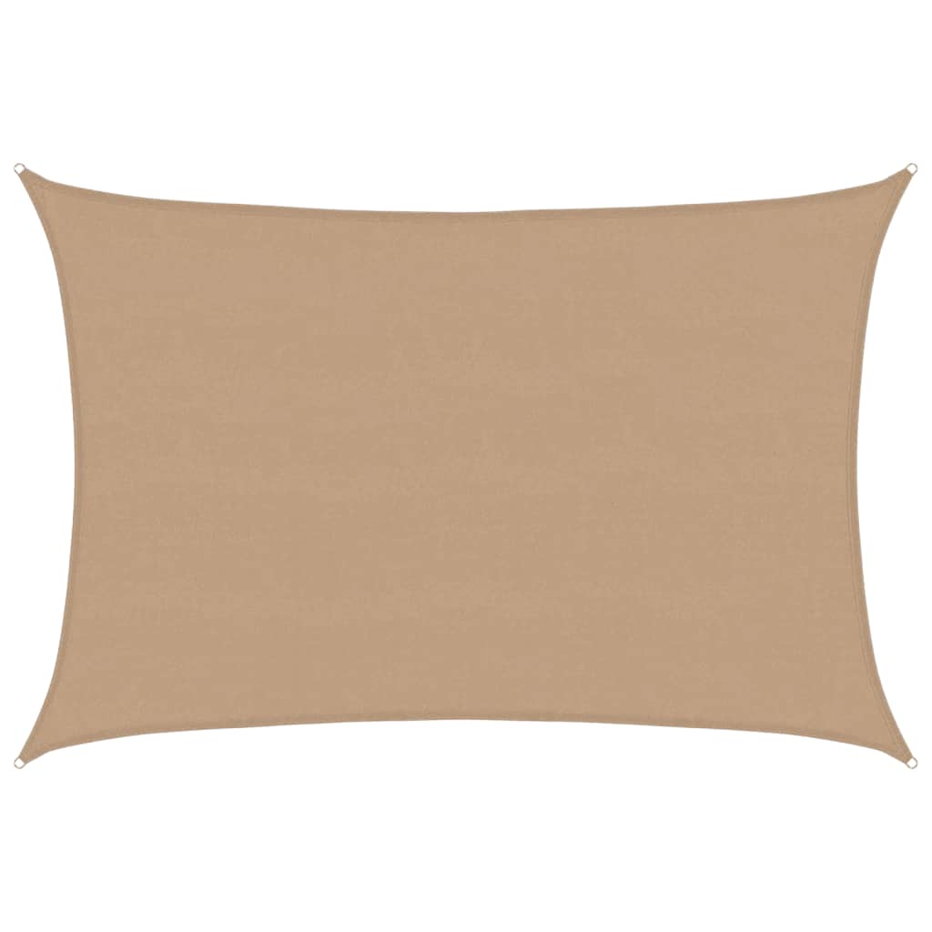 vidaXL Żagiel przeciwsłoneczny, 160 g/m², taupe, 5x7 m, HDPE