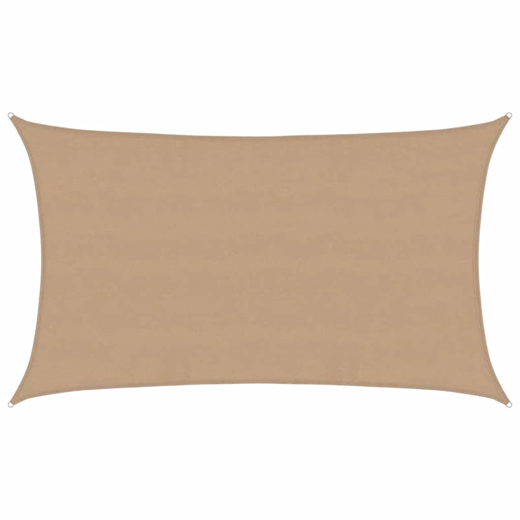 vidaXL Żagiel przeciwsłoneczny, 160 g/m², kolor taupe, 5x8 m, HDPE