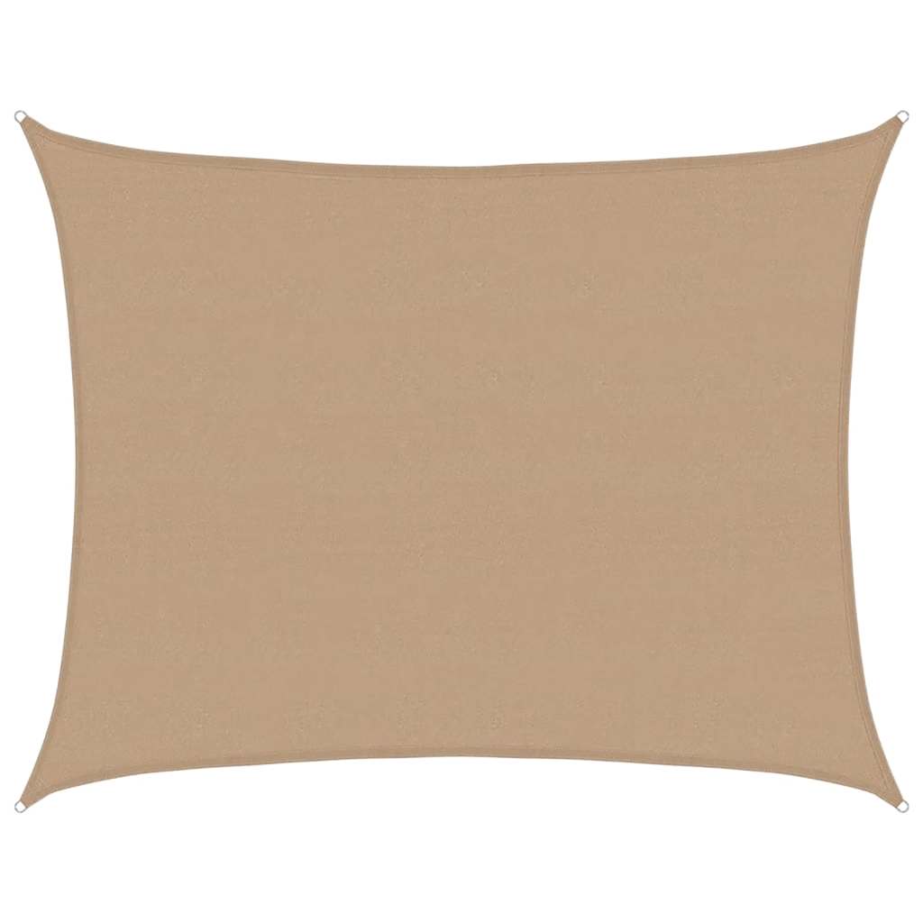 vidaXL Żagiel przeciwsłoneczny, 160 g/m², taupe, 6x7 m, HDPE