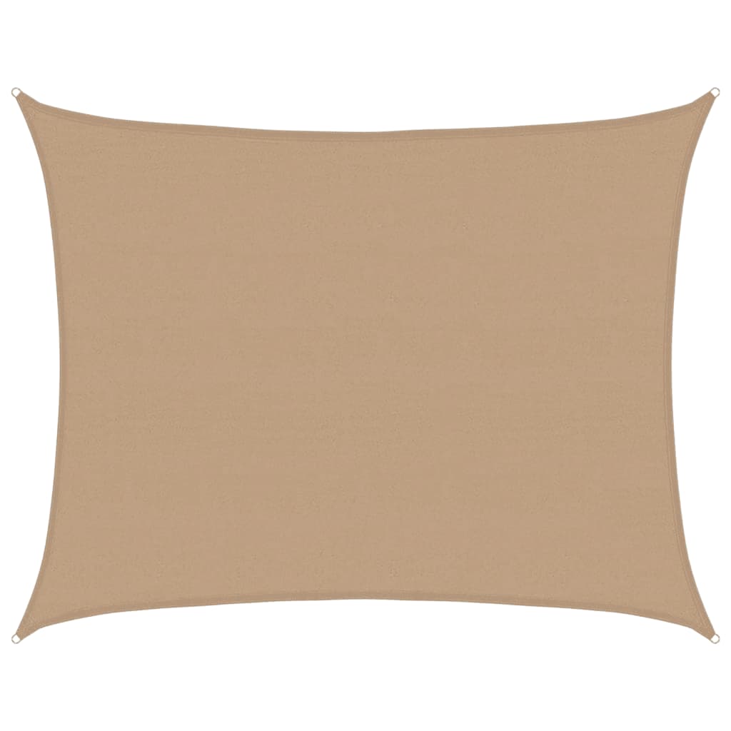 vidaXL Żagiel przeciwsłoneczny, 160 g/m², taupe, 6x8 m, HDPE