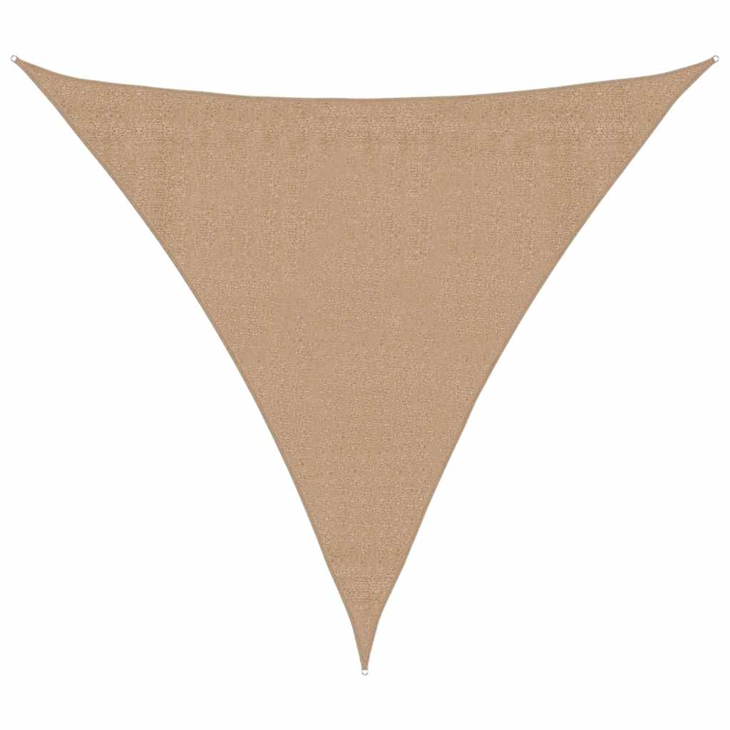 vidaXL Żagiel przeciwsłoneczny, 160 g/m², taupe, 3,6x3,6x3,6m, HDPE