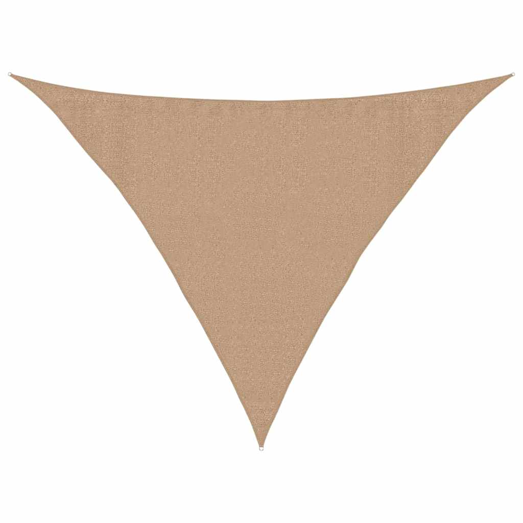 vidaXL Żagiel przeciwsłoneczny, 160 g/m², taupe, 3,5x3,5x4,9m, HDPE
