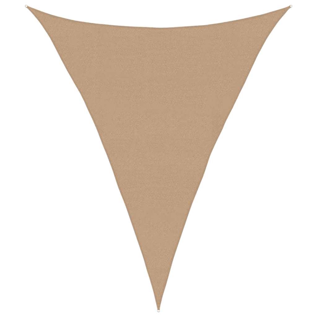 vidaXL Żagiel przeciwsłoneczny, 160 g/m², taupe, 5x7x7 m, HDPE