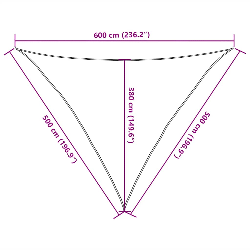 vidaXL Żagiel przeciwsłoneczny, 160 g/m², kolor taupe, 5x5x6 m, HDPE