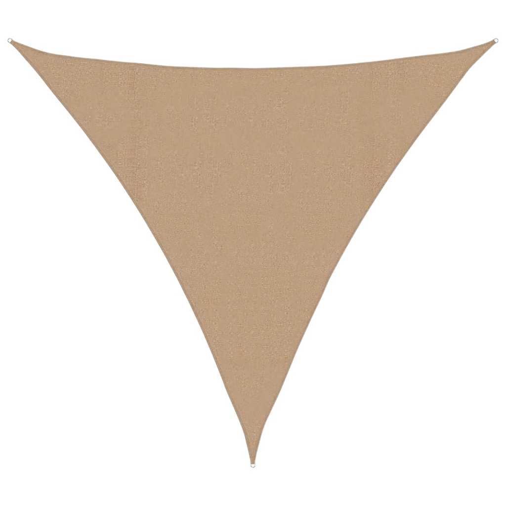 vidaXL Żagiel przeciwsłoneczny, 160 g/m², taupe, 6x6x6 m, HDPE