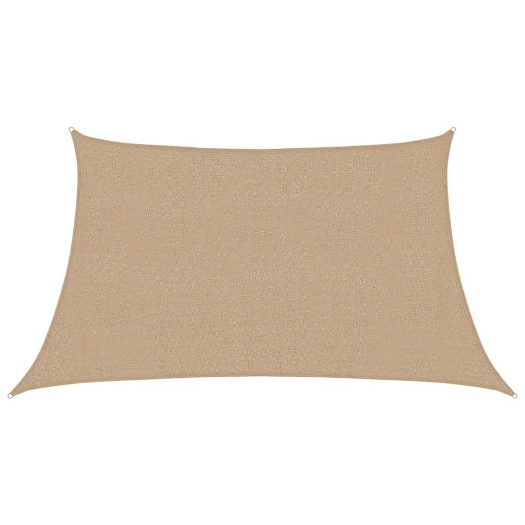vidaXL Żagiel przeciwsłoneczny, 160 g/m², taupe, 3/4x2 m, HDPE